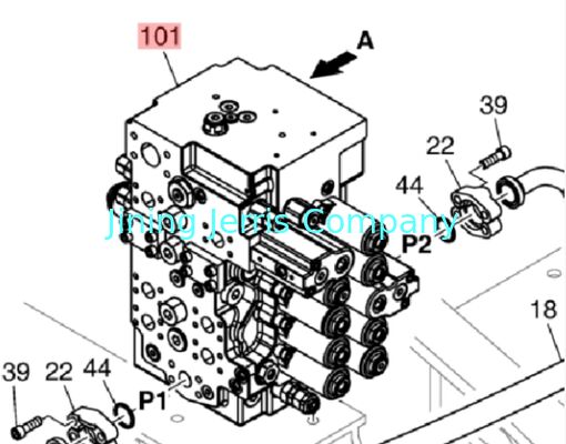 Doosan DX220LCA Control Valve 410105-01468G