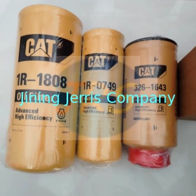 Excavator Engine Parts Oil Fuel Filter 1R1808 1R-1808