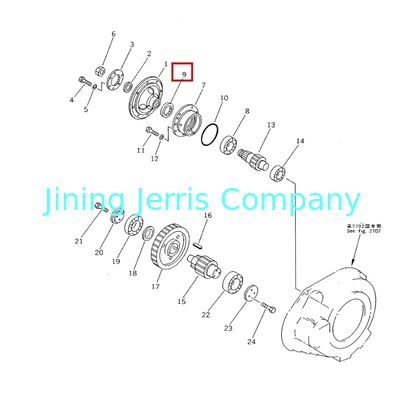 Komatsu Bulldozer D135A-2 final drive oil seal 07013-10120