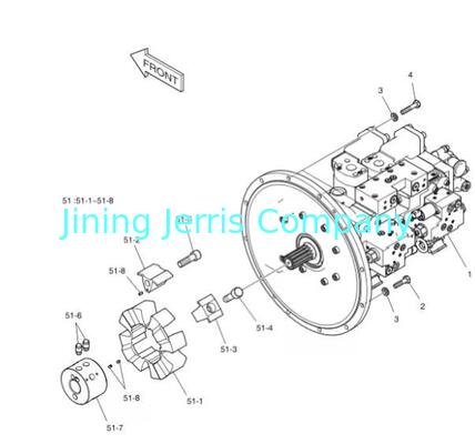 DOOSAN/DEVELON 400914-00816B Main Hydraulic Pump for DX220AF-7M DX225LCA-7M / DX200A-7M