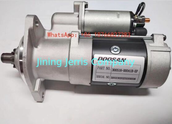 Doosan DX140 DX200 DX225 DL200W Excavator Original Starter Parts 300516-00041B Starter