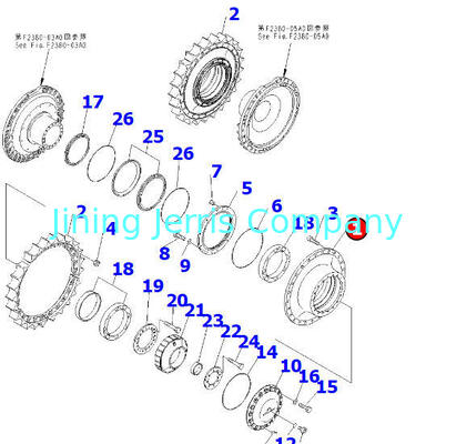 Construction Machinery Parts Bulldozer Spare Parts Hub 195-27-34111 for Komatsu D375A-3 D375A-5 D375A-6